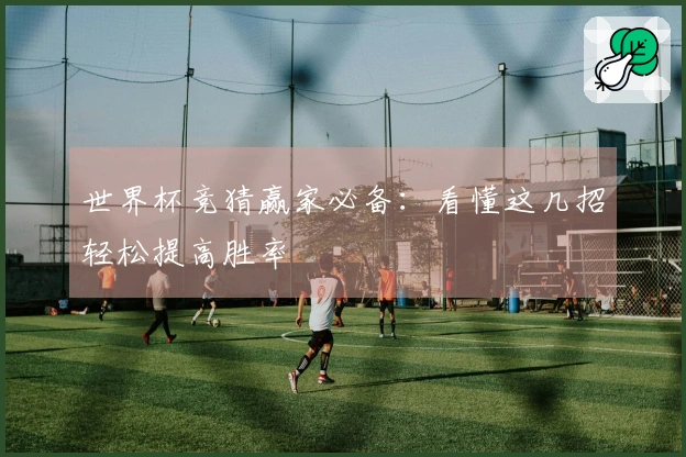 世界杯竞猜赢家必备：看懂这几招轻松提高胜率